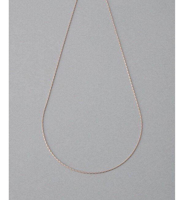 ete「バリコンチェーン ネックレス」|ネックレス|ピンクゴールド