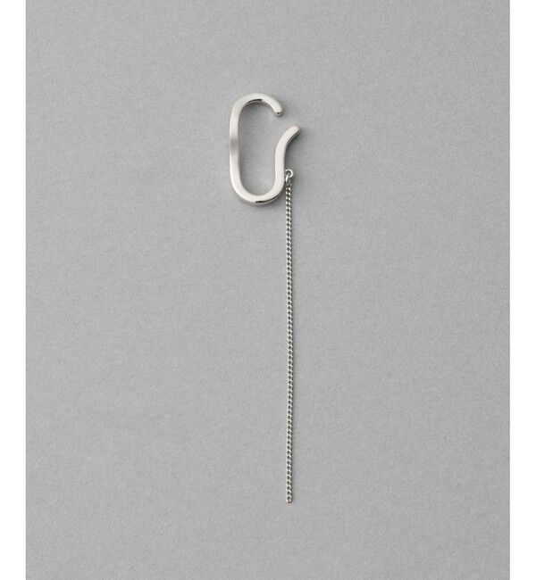 ete「チェーン ライナーカフ」|イヤーカフ|プラチナム