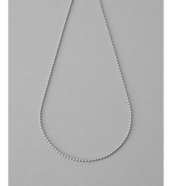 ete「ボールチェーン ネックレス」|ネックレス|プラチナム