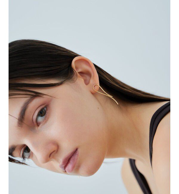 ete「カーヴィーライン ピアス」|ピアス|