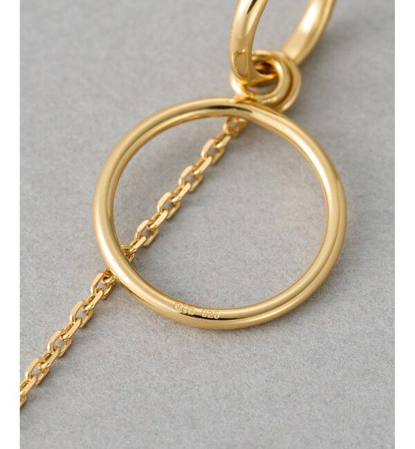 ete「サークル/チェーン イヤリング」|イヤリング|