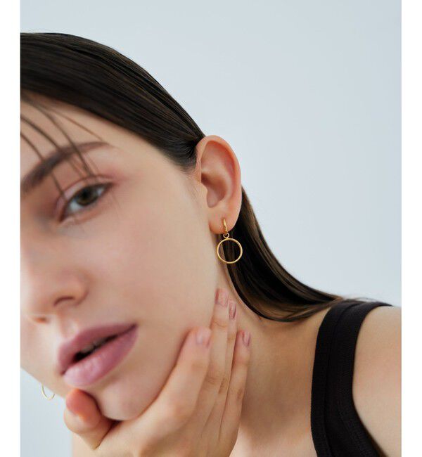 ete「サークル/チェーン イヤリング」|イヤリング|