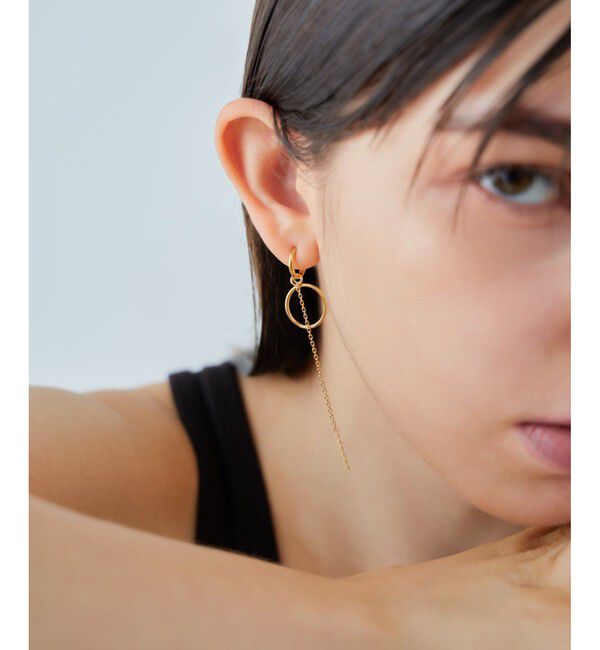 ete「サークル/チェーン イヤリング」|イヤリング|