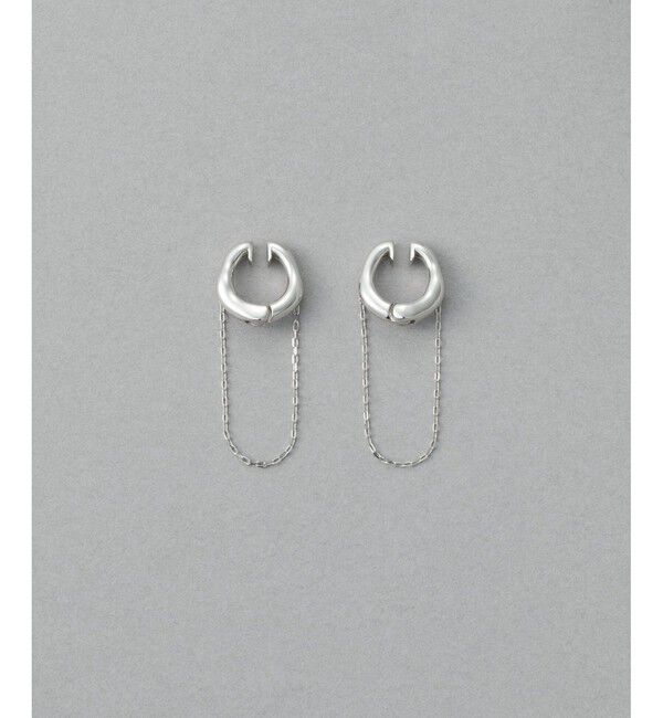 ete「ドレープ ハグイヤリング」|イヤリング|プラチナム