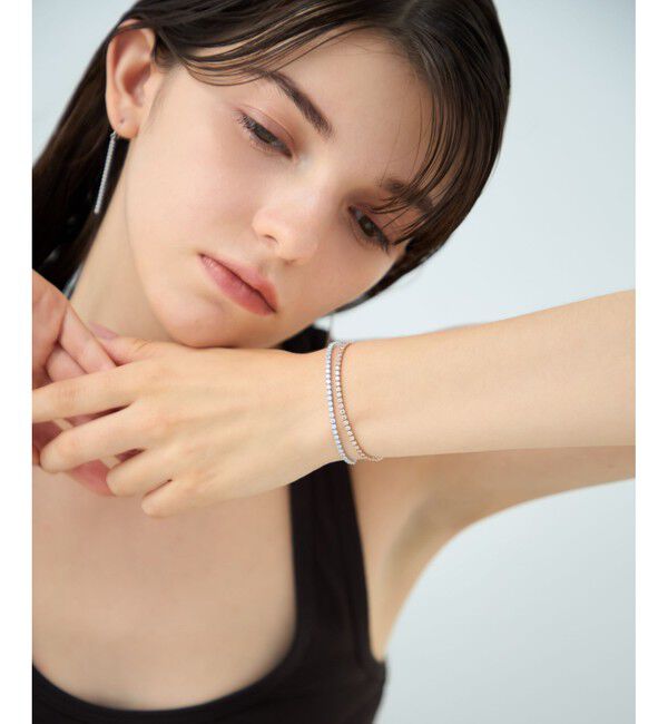 ete「[ラインストーン] ブレスレット /ミディアム」|ブレスレット・バングル|