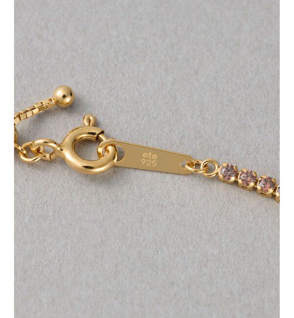 ete「[ラインストーン] ブレスレット /シン」|ブレスレット・バングル|