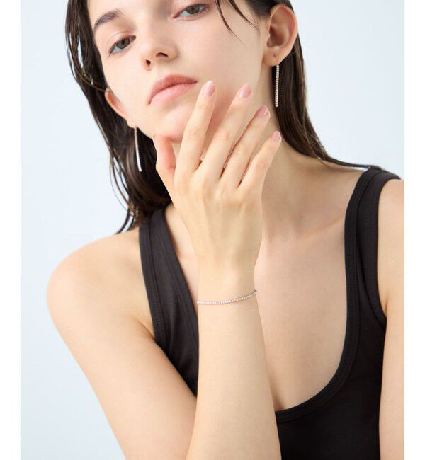 ete「[ラインストーン] ブレスレット /シン」|ブレスレット・バングル|