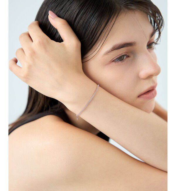 ete「[ラインストーン] ブレスレット /シン」|ブレスレット・バングル|