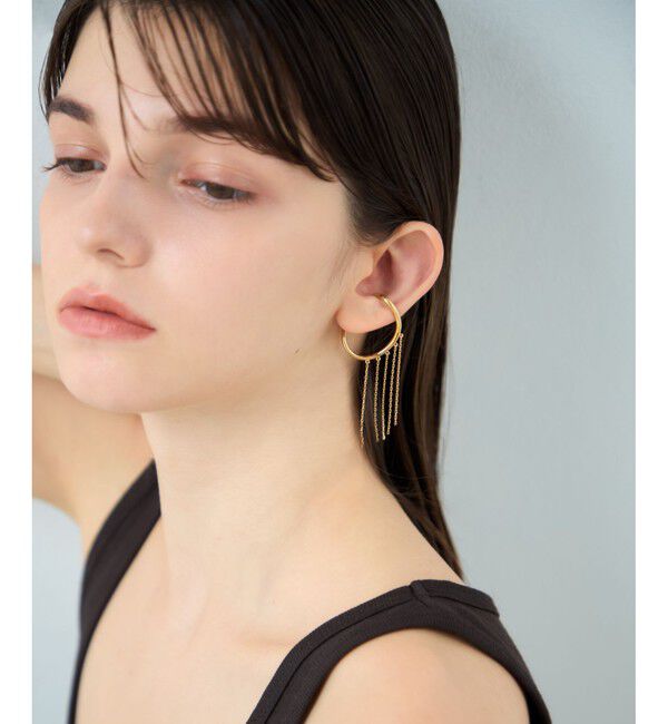 ete「[シェイドカフ] フリンジ」|イヤーカフ|