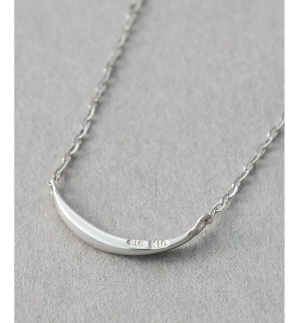 ete「[レイヤード] K10WG クレセントムーン ネックレス」|ネックレス|