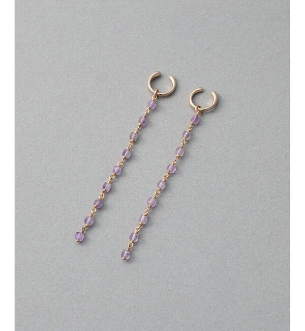 ete「ナチュラルストーン ロング イヤリング」|イヤリング|