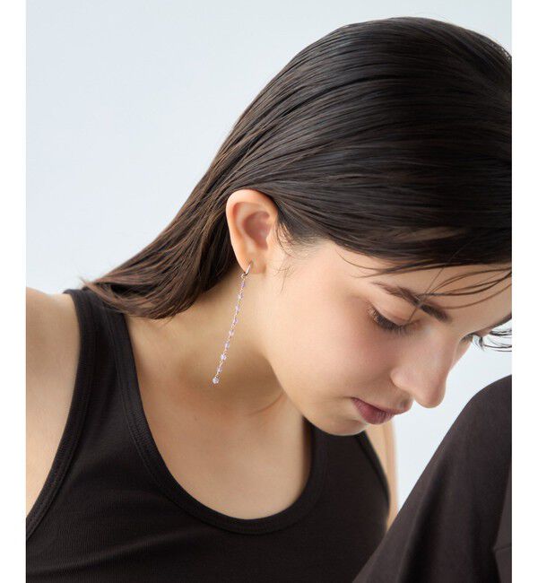 ete「ナチュラルストーン ロング イヤリング」|イヤリング|