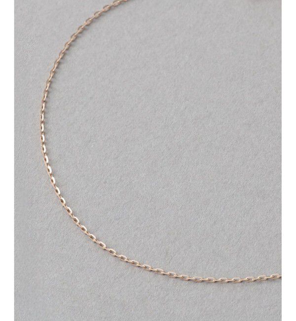 ete「[レイヤード] K18MPG ミラーカットチェーン ブレスレット」|ブレスレット・バングル|