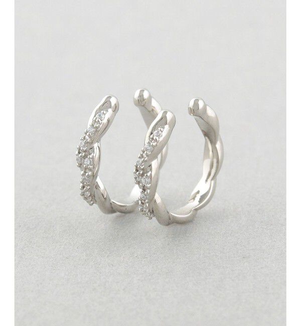 Jouete「イヤリング フープ ジルコニア」|イヤリング|プラチナム