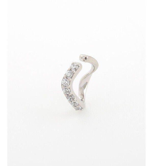 Jouete「ダブルフェイス イヤリング ジルコニア」|イヤリング|