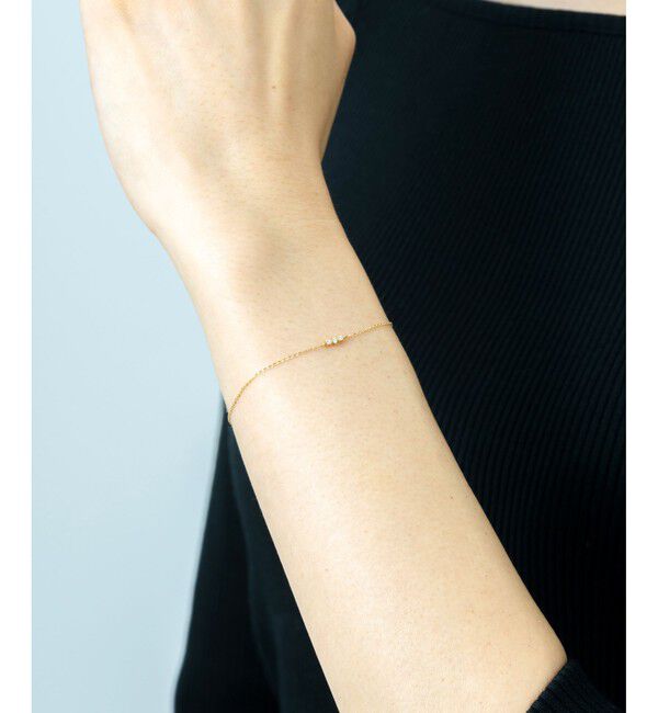 Jouete「K18YG ダイヤモンド ブレスレット」|ブレスレット・バングル|