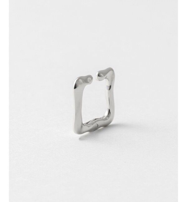 Jouete「スナップカフス スクエア」|イヤーカフ|プラチナム