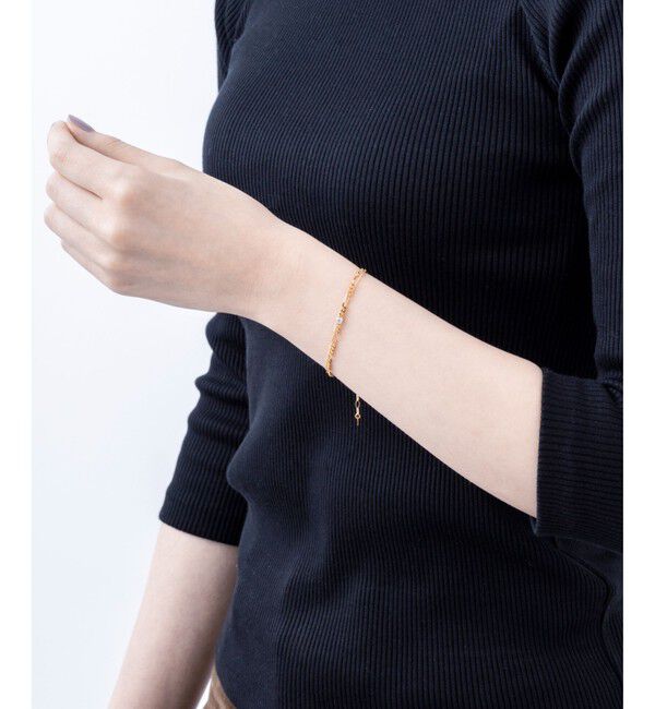 Jouete「チェーン ブレスレット ジルコニア」|ブレスレット・バングル|