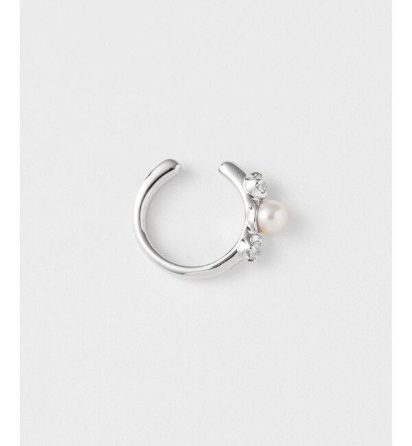 Jouete「ジルコニア&times;パール イヤリング」|イヤリング|