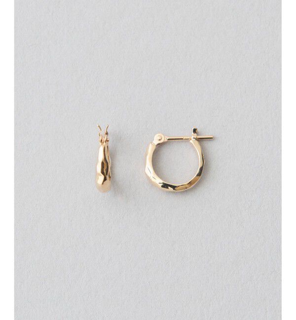 Jouete「K10YG フープ ピアス」|ピアス|イエローゴールド