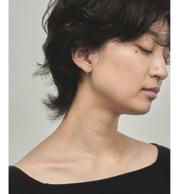 Jouete「K10YG フープ ピアス」|ピアス|