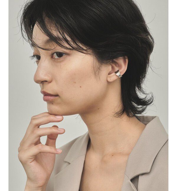 Jouete「スナップカフス コンビカラー」|イヤーカフ|