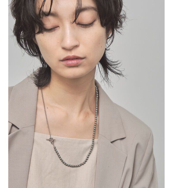 Jouete「【一部WEB限定カラー】ラリエット パール ネックレス」|ネックレス|