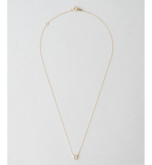 Jouete「K10YG ダイヤモンド レイヤー ホースシュー ネックレス」|ネックレス|