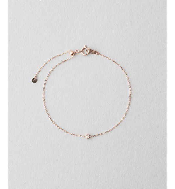 Jouete「K10 ダイヤモンド ブレスレット」|ブレスレット・バングル|ピンクゴールド