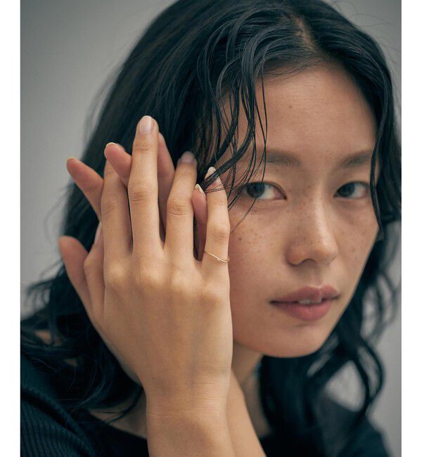 Jouete「K10YG ピンキーリング ダイヤモンド」|リング|