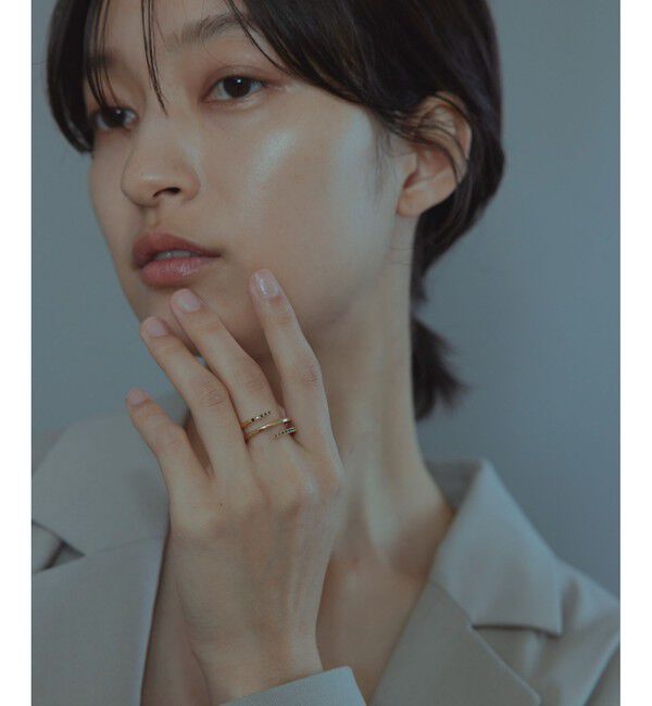 Jouete「フォークリング ジルコニア」|リング|