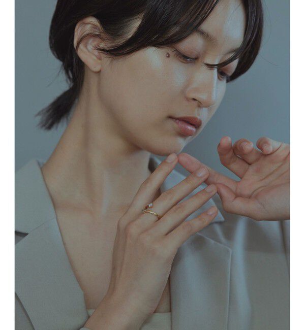 Jouete「フォークリング ジルコニア」|リング|