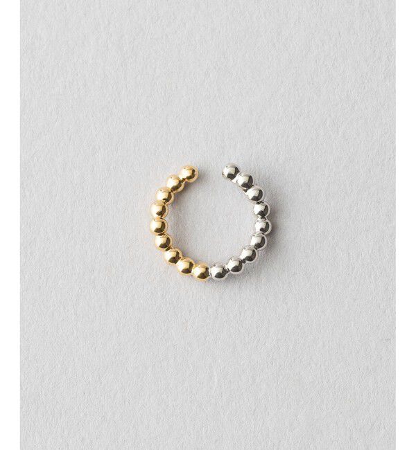 Jouete「[チュージング] イヤーカフス パール コンビカラー」|イヤリング|