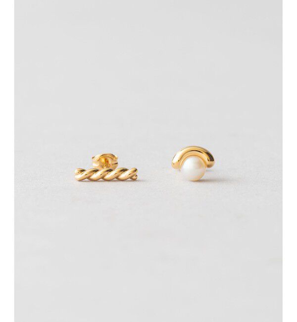 Jouete「[チュージング] ピアス パール」|ピアス|イエローゴールド