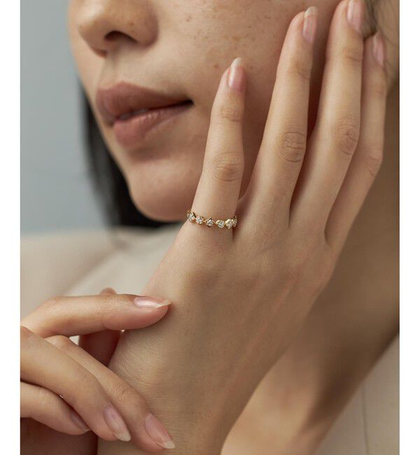 Jouete「ピンキーリング ジルコニア」|リング|