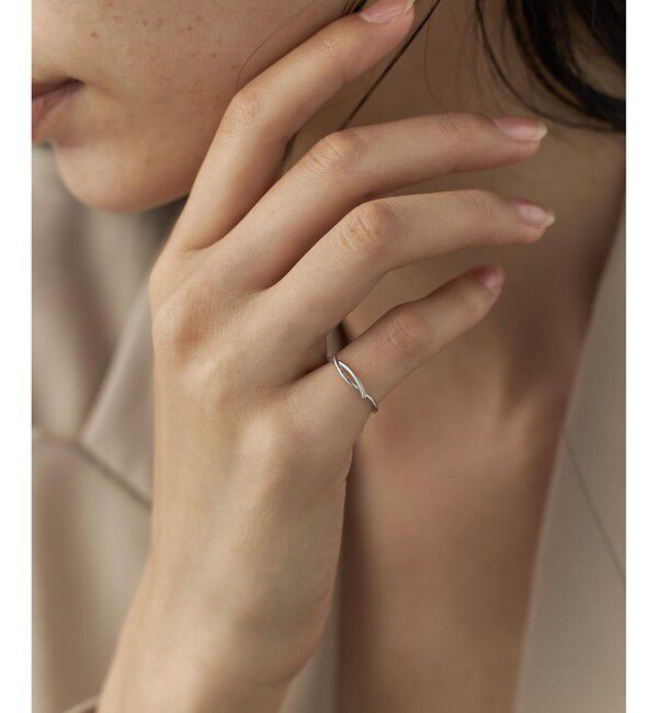 Jouete「K10WG ピンキーリング ロープ」|リング|