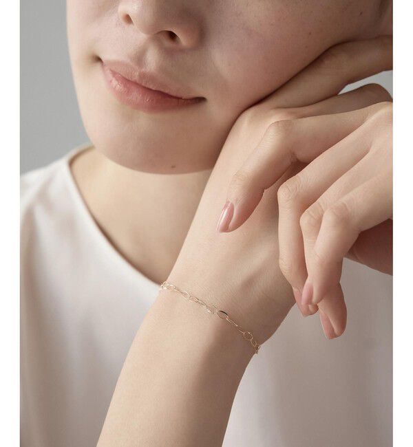 Jouete「K10YG ブレスレット チェーン」|ブレスレット・バングル|