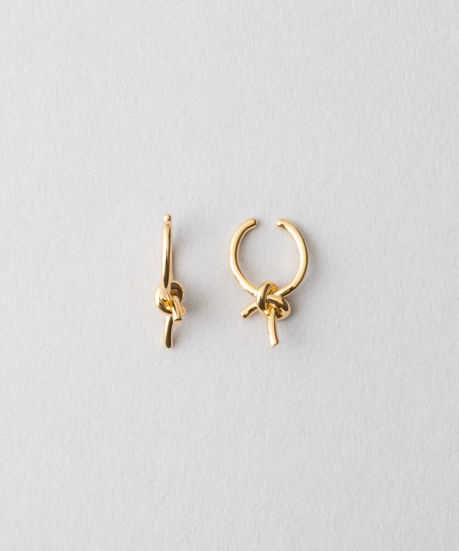 Jouete「イヤリング ノット」|イヤリング|イエローゴールド