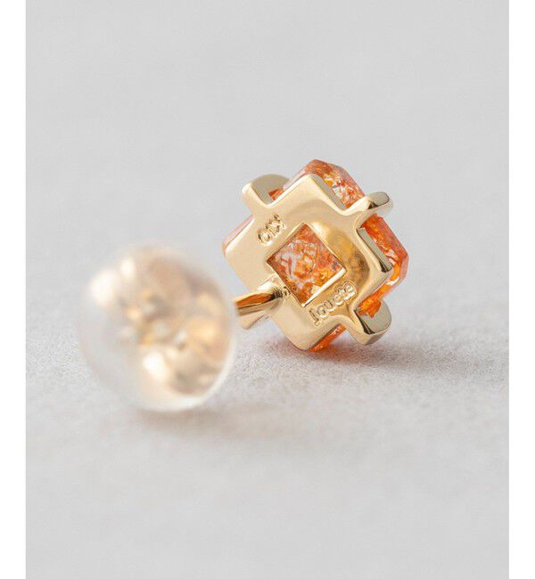 Jouete「[ピンズ] K10YG ピアス サンストーン」|ピアス|