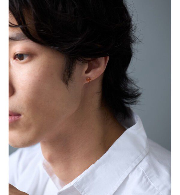 Jouete「[ピンズ] K10YG ピアス サンストーン」|ピアス|