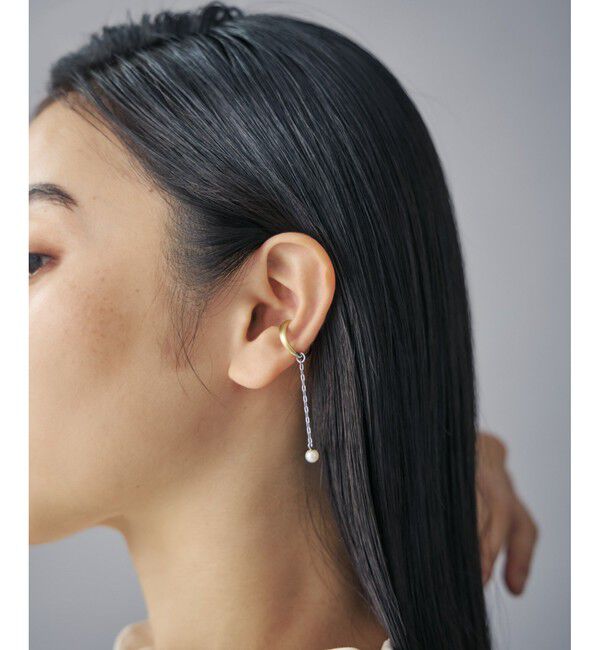 Jouete「イヤーカフス パール コンビカラー」|イヤーカフ|