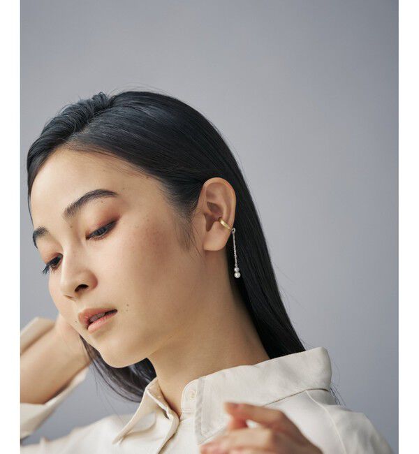 Jouete「イヤーカフス パール コンビカラー」|イヤーカフ|