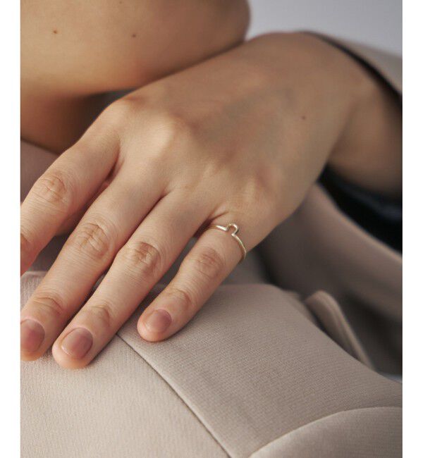 Jouete「K10YG ピンキーリング ホースシュー」|リング|