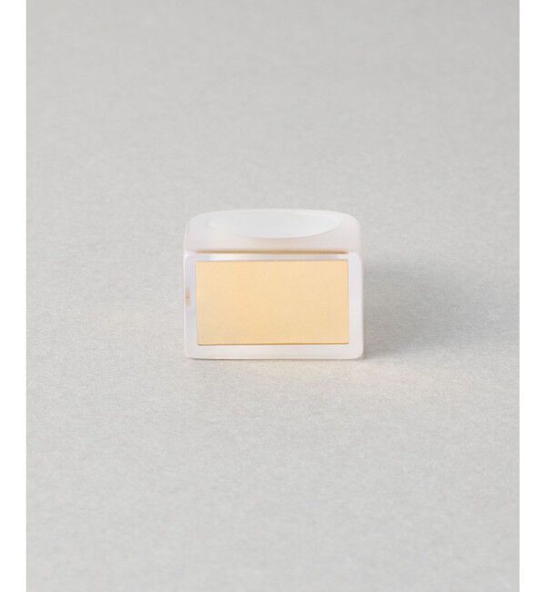 Jouete「[ドロップ] リング プレート」|リング|イエローゴールド