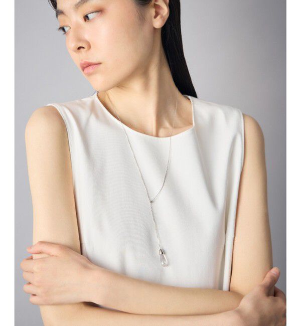 Jouete「[ドロップ] ロング ネックレス パール」|ネックレス|