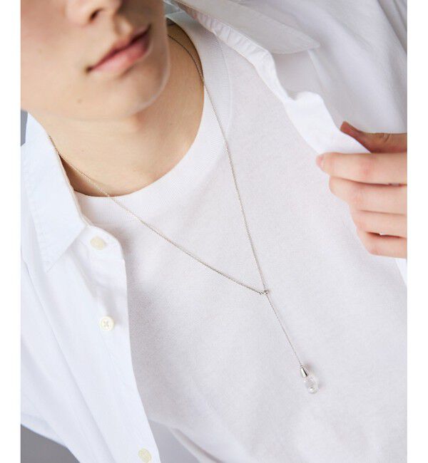 Jouete「[ドロップ] ロング ネックレス パール」|ネックレス|