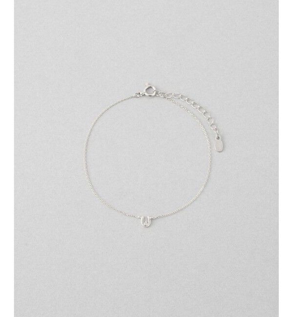 Jouete「K10WG ブレスレット ダイヤモンド ホースシュー」|ブレスレット・バングル|ホワイトゴールド