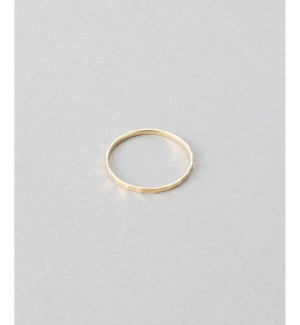 Jouete「[レイヤー] K10YG リング バンブーカット」|リング|