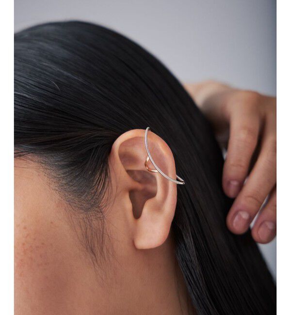 Jouete「イヤーカフス アーチ コンビカラー」|イヤーカフ|