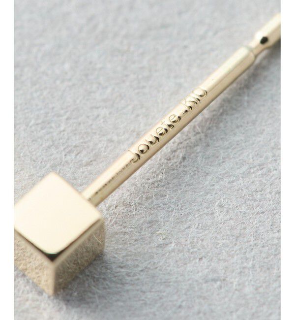 Jouete「K10YG ピアス キューブ」|ピアス|